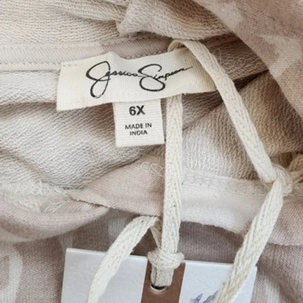 Jessica Simpson Short Sleeve Hooded sweatshirt